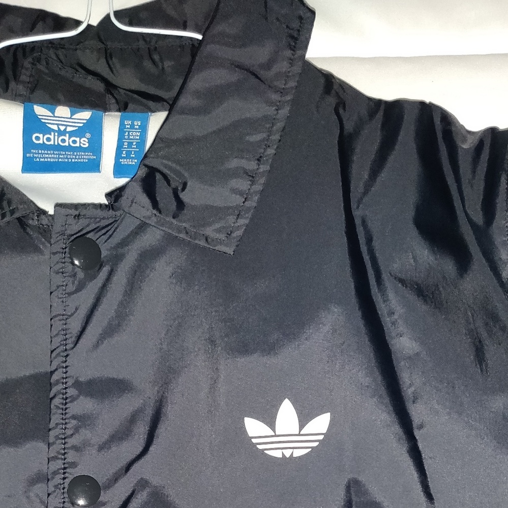 Adidas button down windbreaker